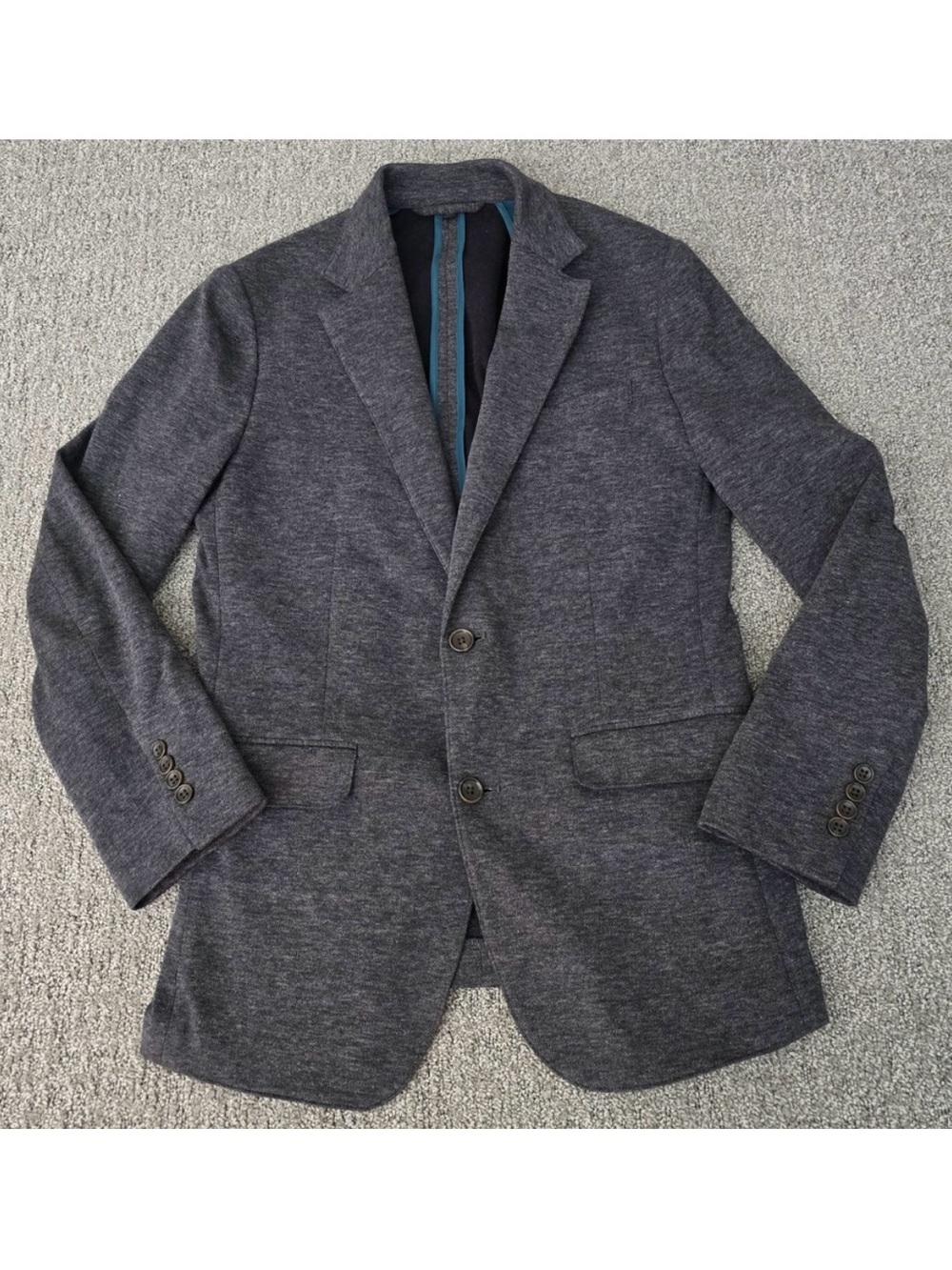 Bonobos Slim Fit Sport Coat Gray Lanificio Fortex Blazer Mens 38R